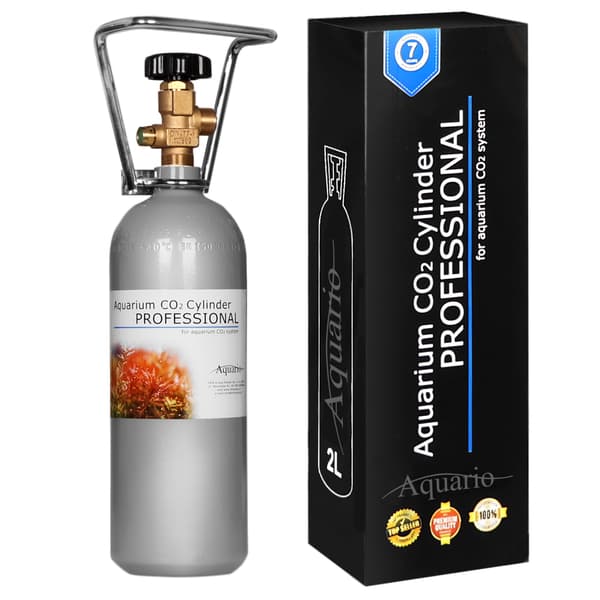 Aquario BLUE 2l 47cm CO2-pullo - uusi venttiilillä