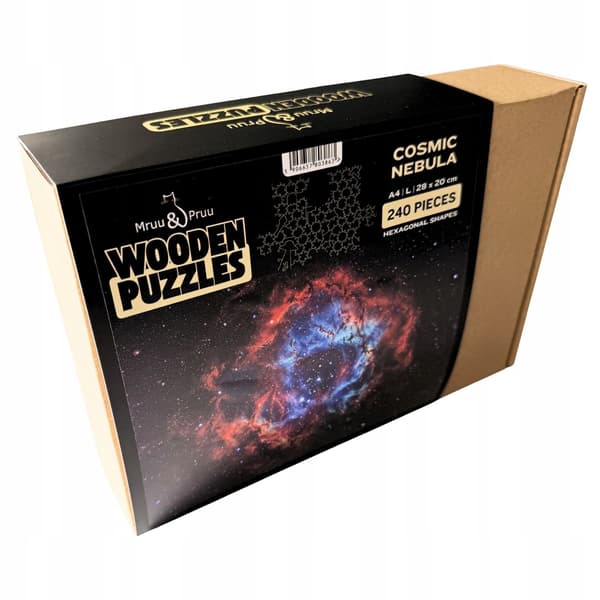Träpussel KOSMISK NEBULA Pussel Present 240 bitar