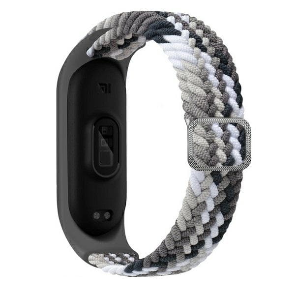 Beline Nylonrem til Mi Band 9/8 Sort og Hvid