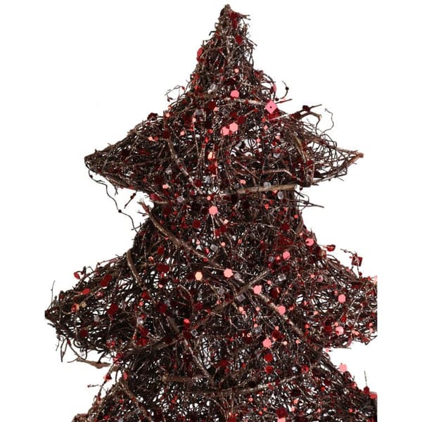 Brun dekorativ juletræsfigur
