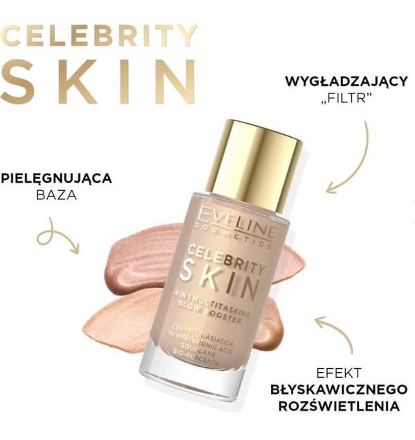 Eveline Glow Booster 4-i-1 base + highlighter 01 Universal Light
