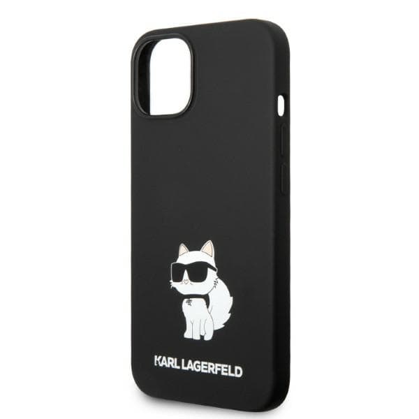 Karl Lagerfeld Silikone Choupette MagSafe-etui til iPhone 14 Plus, Sort