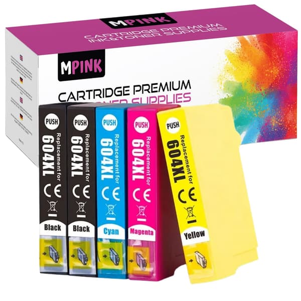 Epson GP-E604XL CMYKK - kompatibel blæk