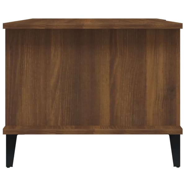 vidaXL Soffbord brun ek 90x50x40 cm