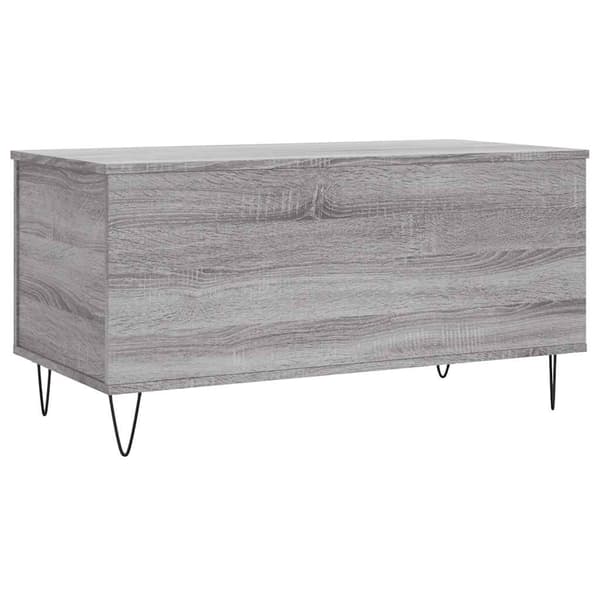 vidaXL Soffbord, grå Sonoma Ek, 90x44,5x45 cm