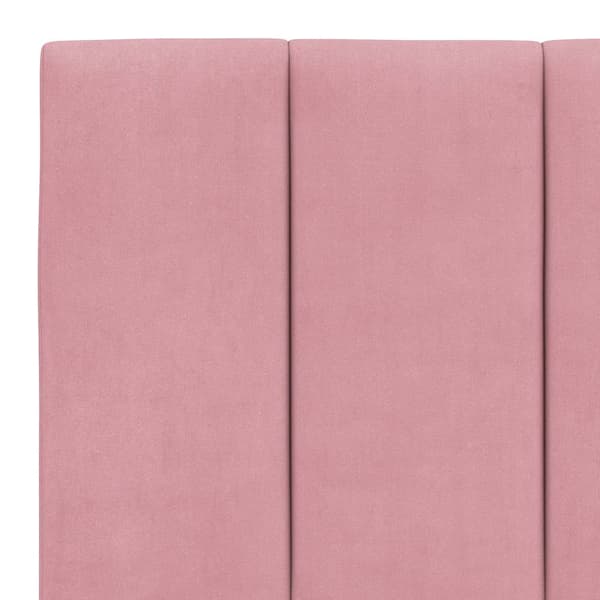vidaXL Sängynpäätytyyny, Vaaleanpunainen, 160 cm, Sametti