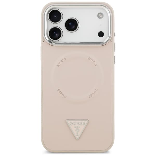 Guess Triangle Logo MagSafe-etui til iPhone 17 Pro Pink