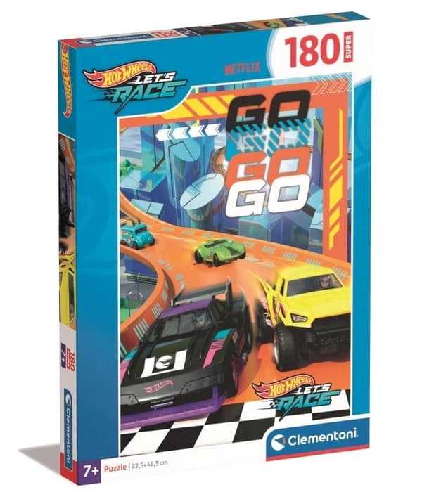 Puslespil 104 Superfarvede Hot Wheels