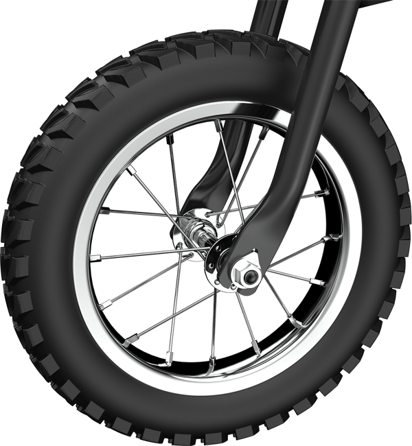 Razor MX125 Dirt Rocket elmotorcykel rosa - terräng för barn