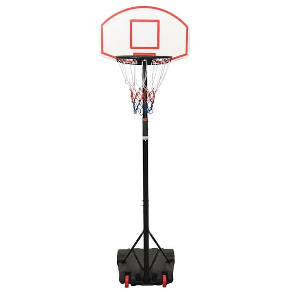 vidaXL Basketställ vit 216-250 cm polyeten