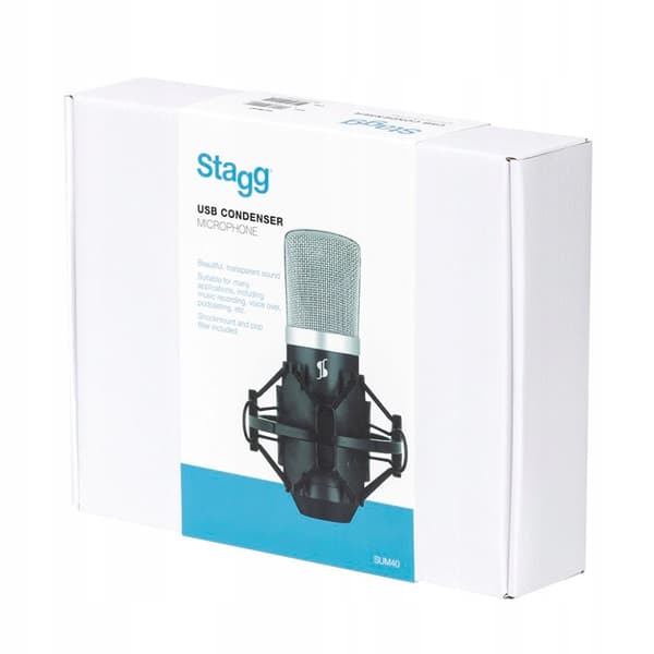 Stagg SUM40 - USB-kondensaattorimikrofoni