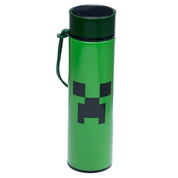 PKBOT183 Creeper Minec termosflaska med termometer