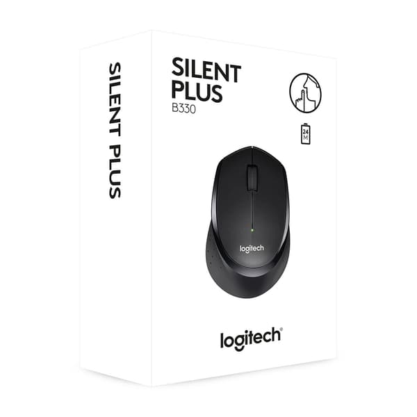Logitech B330 Silent Plus trådløs mus sort (910-004913)