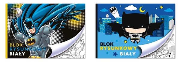 Batman A4/20K hvid tegneblok