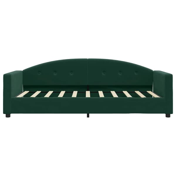 vidaXL Bäddsoffa mörkgrön 80x200 cm sammet