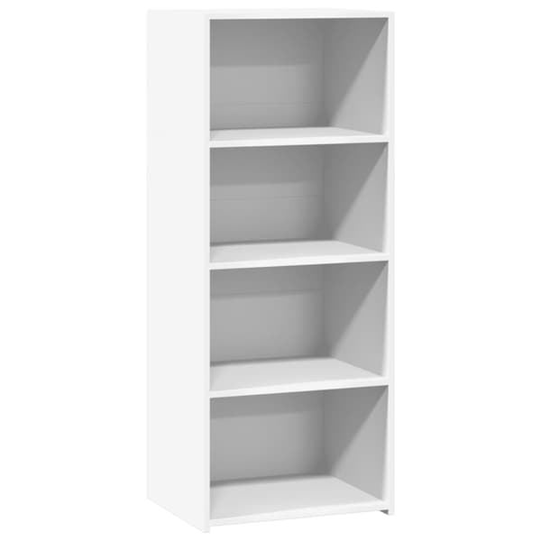 vidaXL Högskåp vit 50x41x124 cm träbaserat material