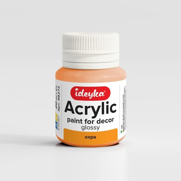 Okker akrylmaling 20ml