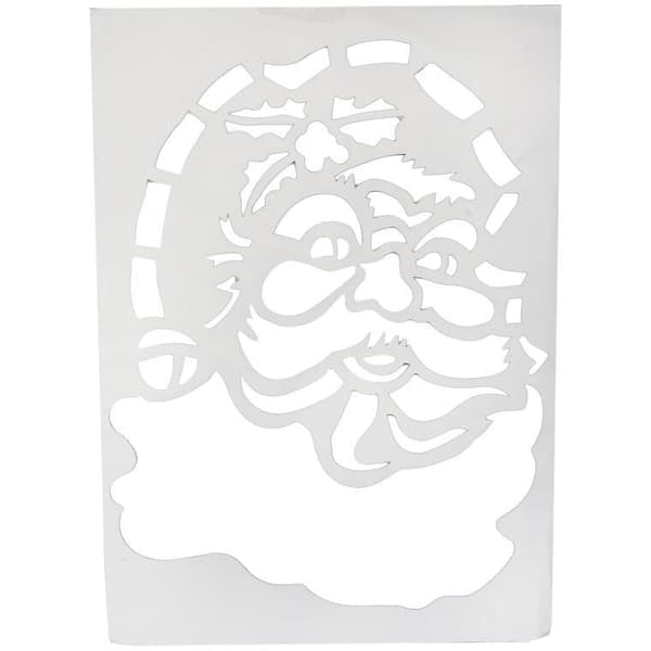 Stor papirvinduesstencil, 5 billeder
