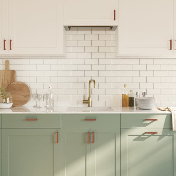 vidaXL skabsgreb 20 stk. bronze 96 mm rustfrit stål