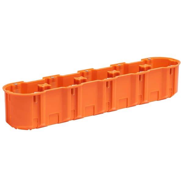 Infälld låda M5x60DF flerväggig smal orange