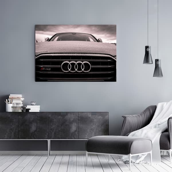 Canvastavla Barn Audi Bil 100x60