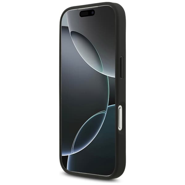 Guess 4G stort logo-cover til iPhone 17 Pro, sort