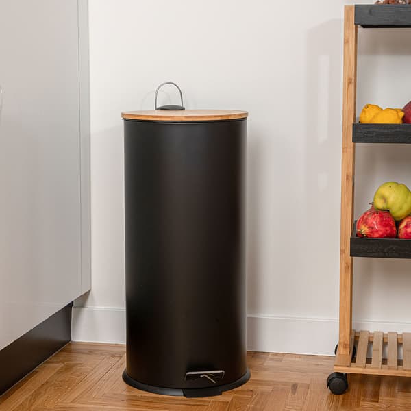 30 liters papperskorg för bambu