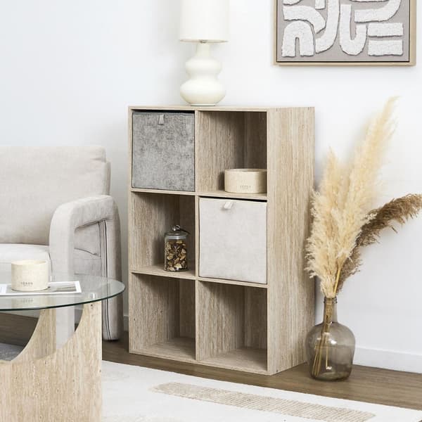 MAVI taupe foldbar tekstilbeholder