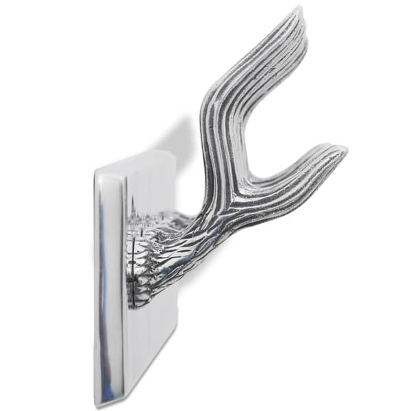 vidaXL Klädhängare, 2 st, Silver, Aluminium