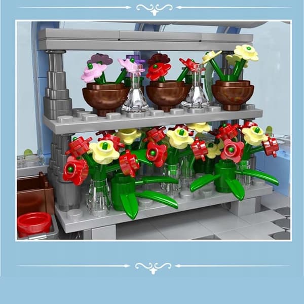 Botanisk trädgård LED - Mould King 1289 st Technic Blocks
