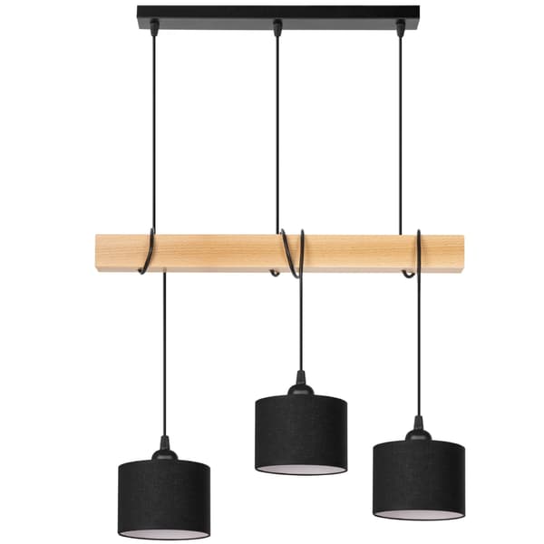 Tornado AM3PB lampe sort bøg