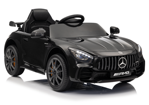 Mercedes GTR sort batteridrevet bil