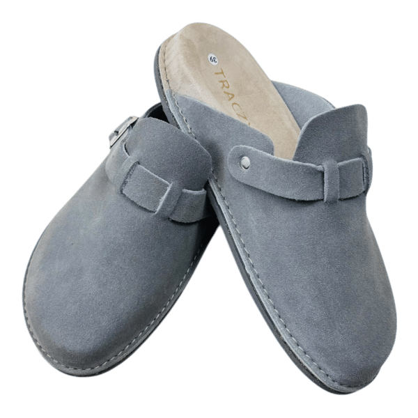 TRACZYK FLIPPERS Ortopediset puukengät, luonnonnahkaa, harmaa, koko 37