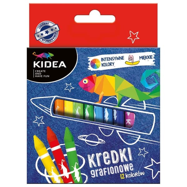 KIDEA grafiittikynät 12 väriä