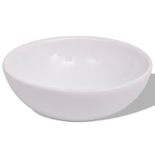 vidaXL 3-delt badeværelsessæt med vask, beige