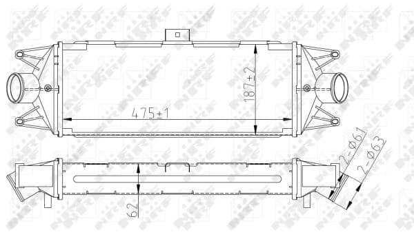 Intercooler Iveco Daily 06> 3.0 JTD