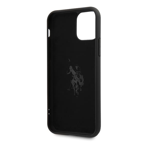 US Polo Silikone Kollektion Etui til iPhone 11 Pro Max, Sort