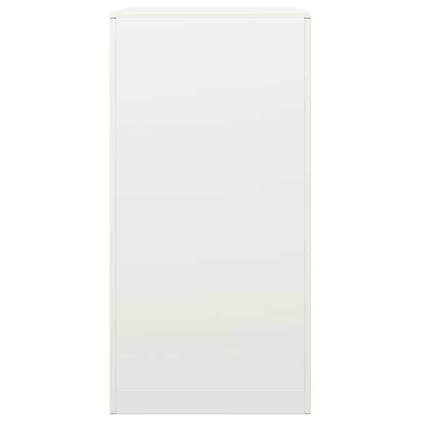 vidaXL Vedställ vit 60x40x80 cm stål