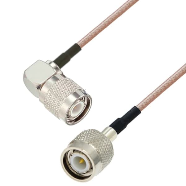 Pigtail TNC-stik / TNC-stik RA RG316 10m