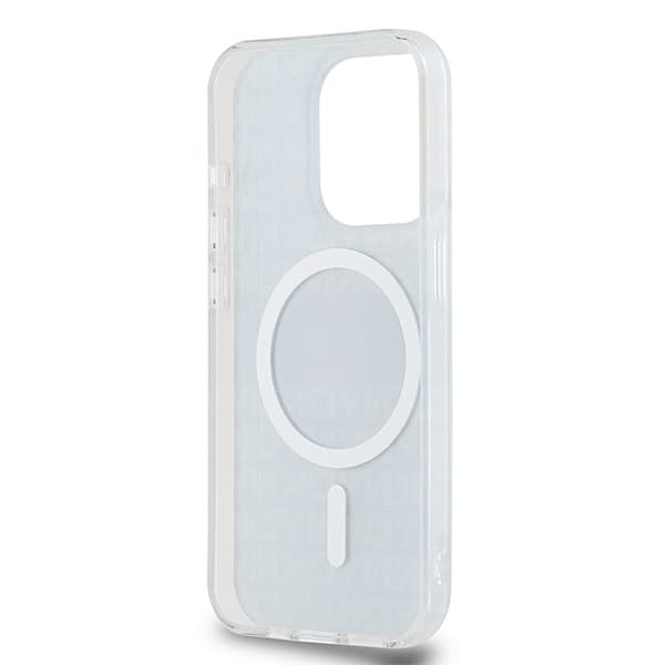 DKNY IML Mono & Stripe MagSafe-etui til iPhone 13 Pro / 13, sort