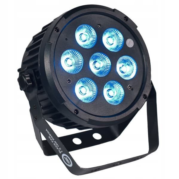 LIGHT4ME sort PAR 7x10W rgbwa LED stærkt lys