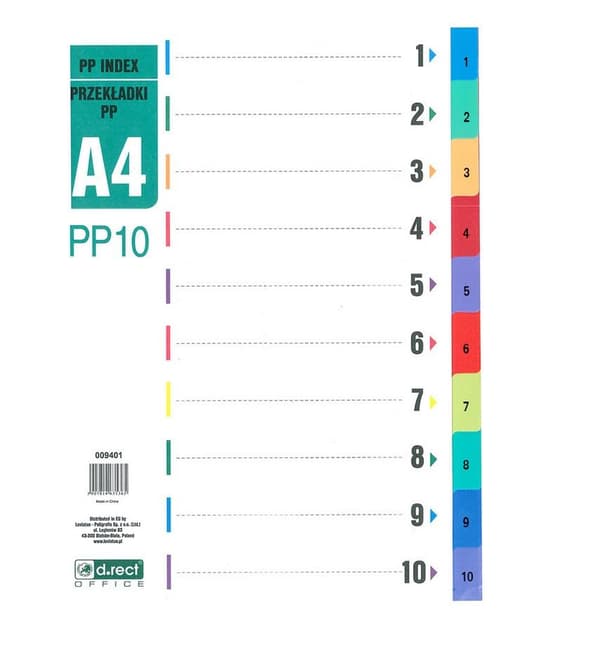 Välikappaleet PP 1-10 PP10 D.RECT