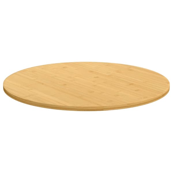 vidaXL Bordsskiva Ø80x1,5 cm bambu