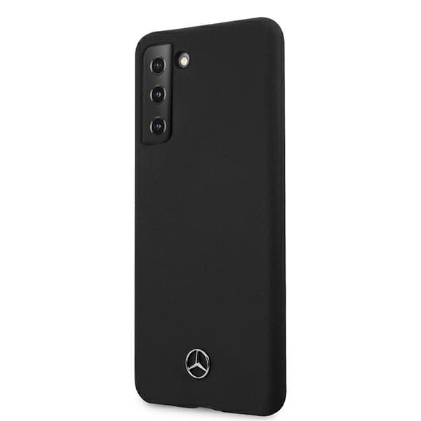 Mercedes Silikone Line Etui til Galaxy S21, Sort