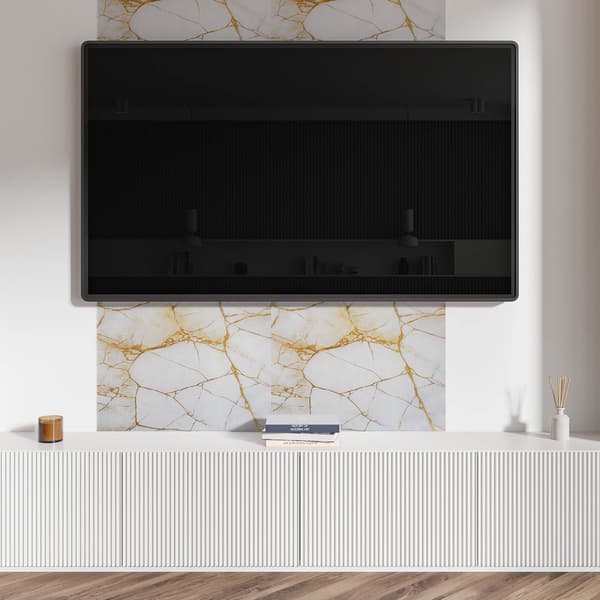 Selvklæbende vinyltrykt panel 120x60 cm elegant marmormønster