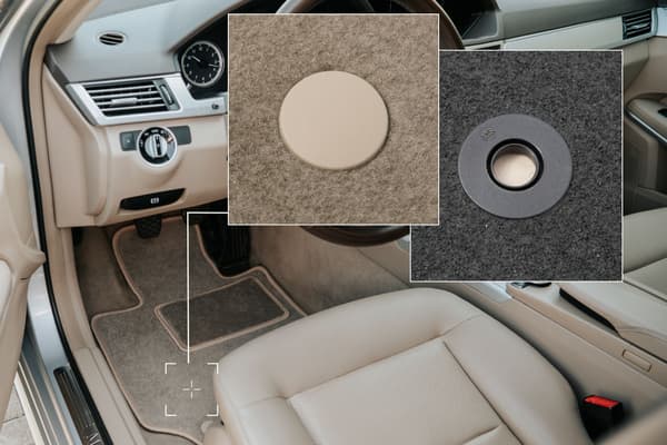Måtter foran til: Smart ForTwo II hatchback (2007-2014) beige