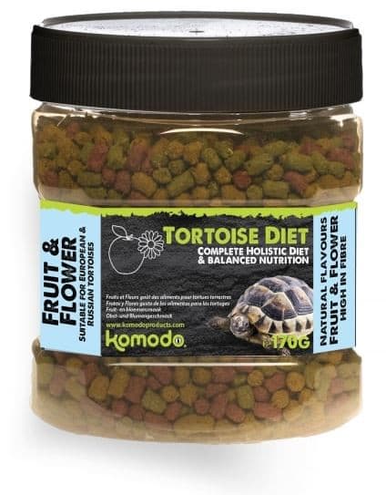 Komodo Tortoise Diet Frugtblomst 170g - foder til skildpadder