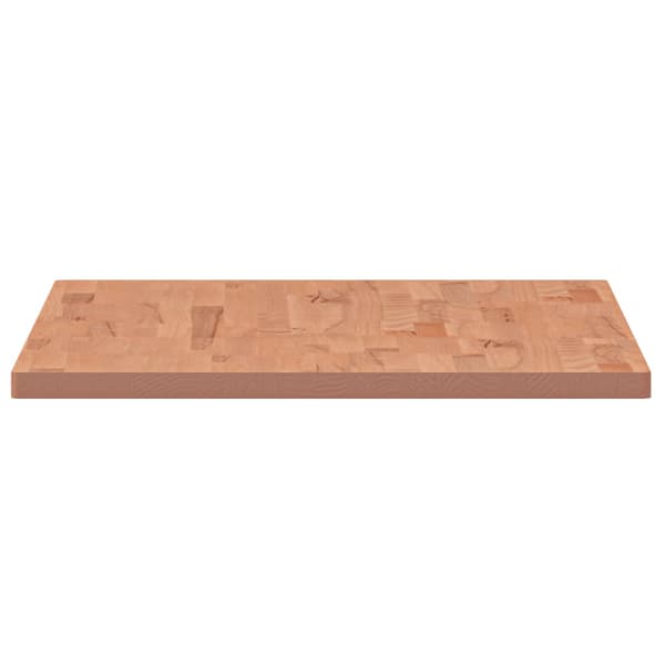 vidaXL bordplade 100x60x2,5 cm rektangulær massiv bøgetræ