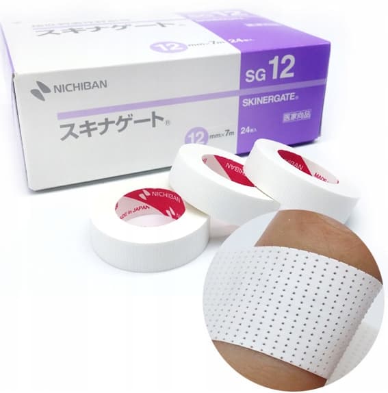 NICHIBAN perforerad ögonfranstejp 1,2 cm x 7 m