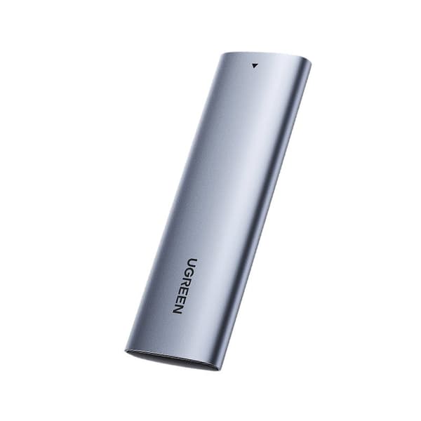 M.2 SuperSpeed 10Gbps SSD-kotelo + 0,5 m USB-C-kaapeli, harmaa